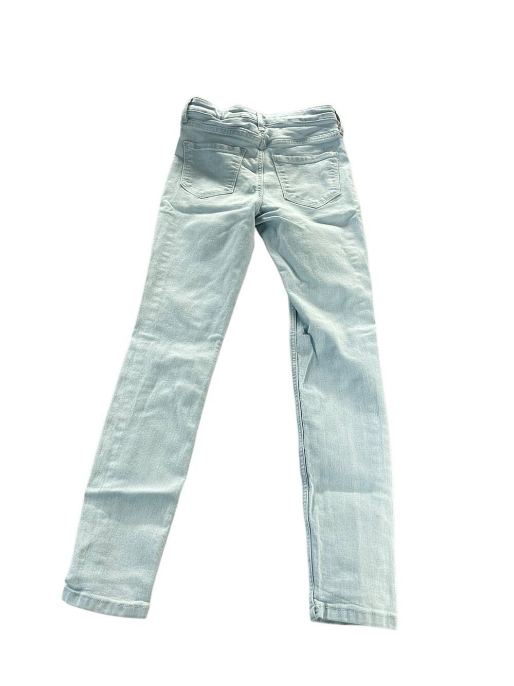 Unbranded Girls Light Wash Blue Denim Skinny Jeans Youth Size 10